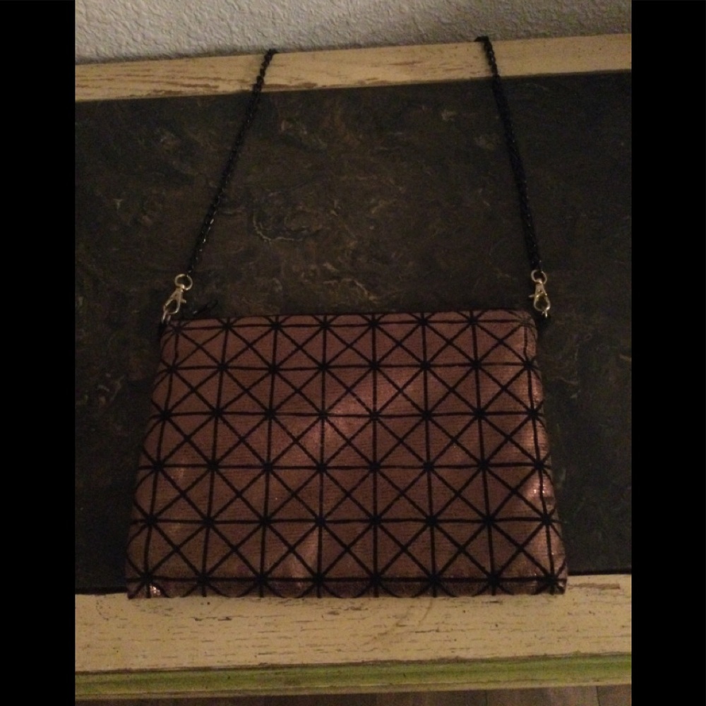 Bronze Cross Body Purse
